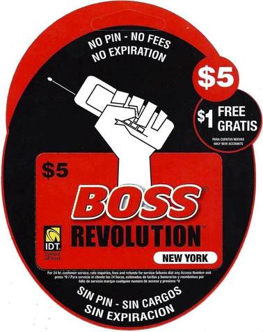 BOSS Revolution - Calling cards - Big 